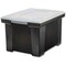 Storex File Box, Black; Clear, 10.88" H STX61528U01C - alternate 2