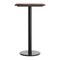 Flash Furniture 30" x 24" Tabletop, Seamless Surface Technology, Dark Brown with 18" Round Black Bar Height Base ST-REC2430-WBR-TR18B-GG - alternate 4