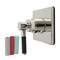 Kingston Brass Single-Handle Six-Way Diverter Valve with Square Trim Kit, Polished Nickel KS4046DKL - alternate 1