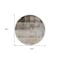 Homeroots 8' Round Brown Round Ombre Washable Non Skid Indoor Outdoor Area Rug 563633 - alternate 5