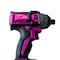 The Original Pink Box 20-Volt Lithium-Ion Brushless Cordless 1/4-Inch Impact Driver, Bare Tool, Pink PB20VDVR - alternate 3