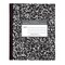 Roaring Spring Case of Black Marble Composition Notebooks, Wide Ruled, 48 sht/book, 8.5"x7", Flexible Covers, PK72 77333cs - alternate 4