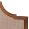 Baxton Studio Francine Mid-Century Modern Ash Walnut Woven Rattan King Size Bed 248-12649-9412-ZORO - alternate 6