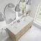James Martin Vanities Breckenridge 60 in. Double Vanity, Whitewashed Oak, w/ 3 CM Eternal Jasmine Pearl Quartz Top 330-V60D-WWO-3EJP - alternate 3