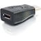 C2G USB 2.0 USB-C TO USB MICRO-B ADAPTER M/F - BLACK 28869 - alternate 4