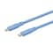 Monoprice USB4 Gen 2 Silicone Cable 6ft Blue, 2PK 48850 - alternate 2