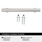 Amerock Central 5-1/16 inch (128mm) Center-to-Center Polished Chrome Cabinet Pull, 25PK 25VMP3716226 - alternate 2