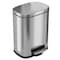 Hls Commercial 1.32 Gallon / 5 Liter Stainless Steel Soft Step Pedal Commercial Trash Can with Removable Plastic Liner and Odor Filter HLSS01R - alternate 1