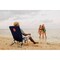 Picnic Time Family Of Brands NCAA Syracuse Orange Monaco Reclining Backpack Beach Chair, Outdoor Folding Lounge Chair 790-00-138-544-0 - alternate 2