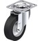 Blickle Swivel Plate Caster, TPR, 5", 550 lb. LK-ALEV 125K-14 - alternate 1