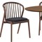 Homeroots Five Piece Brown and Black Oval Dining Set with Four Chairs 571707 - alternate 4