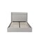 Homeroots Gray Fabric Upholstered Queen Bed Frame 606421 - alternate 4