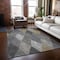 Homeroots 3' X 5' Pewter Gray And Gold Argyle Washable Indoor Outdoor Area Rug 613729 - alternate 6