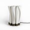 Jonathan Y Flame 13.5" Modern Bohemian Plant-Based PLA 3D Printed Dimmable LED Table Lamp, White/Brown USA1002A - alternate 3