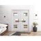 Vdomdoors Slab Door Panel Opaque Glass 30x96 inches Sete 6999 White Silk with Mirror Modern Finished Doors SETE6999S-WS-3096 - alternate 2
