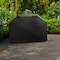 Mr Bar-B-Q Products Mr. BAR-B-Q Small/Medium Grill Cover, 20 in W, 40 in D, 55 in H, Polyester, Black 07420NB - alternate 3