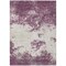 Homeroots 3' X 5' Eggplant Gray And Ivory Abstract Washable Indoor Outdoor Area Rug 599478 - alternate 7