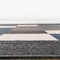 World Rug Gallery Contemporary Modern Geometric Boxes Design Non-Slip Area Rug 8 ft Round Blue 506BLUE8RND - alternate 2