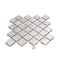 Apollo Tile Artisana 12x12 in. Silver Gray Textured, Foiled Resin Arabesque Lantern Mosaic Wall Tile, 5PK APLBRJ881A - alternate 3
