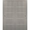 Sartodoors Sliding Closet Bypass Doors with hardware, Planum 0020 Grey Oak, Sturdy Rails Moldings Trims Hardwa PLANUM0020DBD-SD-72 - alternate 1