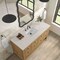 James Martin Vanities Breckenridge 60" Single Vanity, Light Natural Oak, w/ 3 CM Siberian Silestone Top 330-V60S-LNO-3SFR - alternate 4
