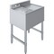 Amgood Underbar Sink With Right Drainboard, 1 bowl, Freestanding, 304 Stainless Steel, 19 in. W x 10 in. H AMG SINK BAR S1C-101410-R-NF-Z - alternate 1
