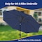 Simple Deluxe 9' Patio Umbrella Replacement Canopy Outdoor Table Market Yard Umbrella Replacement Top Cover with LGBRLACANOPY9DBL - alternate 5