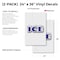 Signmission Ice, Vinyl Decals Only 24 Inch x 36 Inch, Vinyl Decal, 2PK DSB-2436-2PACK-Ice - alternate 2