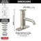 Delta Trinsic Single Handle Bathroom Faucet 558-SSMPU-DST - alternate 3
