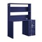 Homeroots 47" Blue Iron Writing Desk 491386 - alternate 1