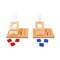 Fizz Teeny Town Cornhole Toss Game Multicolored 100253 - alternate 2