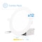 Infibrite 6 In 3CCT Selectable 12W 1050LM LED Ceiling Light Kit, Dimmable, Wet Rated, 12PK IB-002-7-12W-WH-12PK - alternate 1