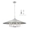 Z-Lite Rialto 6 Light Pendant, Signature Pewter/Signature Pewter, 32 In W x 16.5 In H 1953-32SPT - alternate 1
