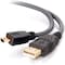 C2G Ultima Series 9.8ft USB A to USB Mini B Cable - USB to Mini B Cable - USB 2.0 - Black - M/M 29652 - alternate 1
