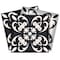 Homeroots 5" X 5" Black And White Quatro Peel And Stick Removable Tiles 390629 - alternate 2