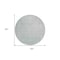 Homeroots 8' Aqua Round Damask Washable Indoor Outdoor Area Rug 607676 - alternate 4