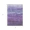 Homeroots 5' X 8' Purple And Lavender Abstract Washable Indoor Outdoor Area Rug 618149 - alternate 2