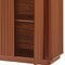 Homeroots 32in Brown Wood Accent Cabinet With Two Doors 716319 - alternate 4