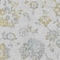 Homeroots 9' X 12' Silver Gray And Gold Floral Washable Indoor Outdoor Area Rug 589504 - alternate 4