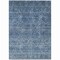 Homeroots 8' X 10' Blue And Ivory Floral Washable Indoor Outdoor Area Rug 605720 - alternate 3