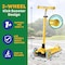 Lifemaster Kids 3-Wheel Scooter with LED Wheels, Adjustable Handlebar, Indoor/Outdoor Yellow,  LIFSCTYL - alternate 4