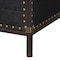 Baxton Studio Laura Vintage Black Canvas 2-Drawer End Table Trunk 251-13910-ZORO - alternate 5