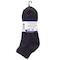 Railroad Sock Men's Quarter Sport Socks, Black, 3PK 1568 BK - alternate 4