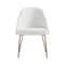 Manhattan Comfort Gracie Dining Chair in White and Gold DC100-GWH - alternate 4