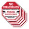 Signmission No Trespassing This Property Is Pro, 10 inch X 10 inch, Aluminum Metal Signs, 5PK OC-A-5Pack-10-93 - alternate 1
