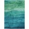 Homeroots 3' X 5' Teal Blue And Green Abstract Washable Indoor Outdoor Area Rug 618160 - alternate 4