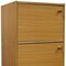Homeroots 36" Natural Wood Three Tier Bookcase 469071 - alternate 4