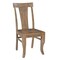Homeroots Set of Two Brown Solid Wood Slat Back Dining Side Chairs 565292 - alternate 4