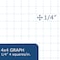 Roaring Spring Case of One Subject Wirebound Notebooks, 10.5"x8", 100 sht, 4x4 Graph Ruled, Assorted Color Covers, PK24 10004cs - alternate 2