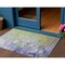 Homeroots 3' X 5' Artichoke Green Purple And Lilac Abstract Washable Indoor Outdoor Area Rug 582146 - alternate 1